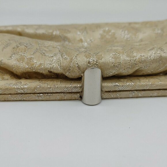 Set Of 2 Aldana Womens Golden Black Floral And Braided Buckle Clutch Wallet - Picture 6 of 12